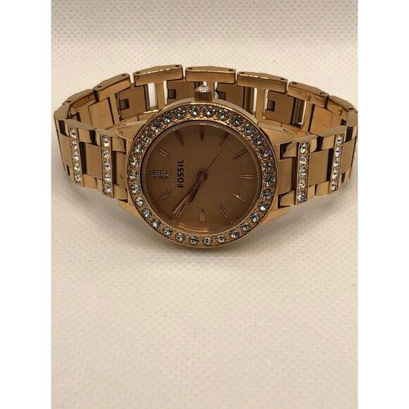 Fossil ES3020 Women Stainless Steel Analog Dial Quartz Genuine Wrist Watch HO279 - Picture 5 of 9